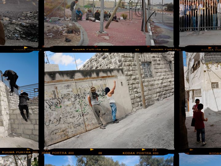 Contact Sheet, Palestinian Jerusalem, 2013, Installation view detail