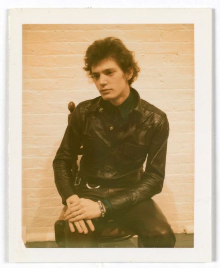 Robert Mapplethorpe (American, 1946–89). Self-Portrait, ca. 1973, color Polaroid print. Gift of The Robert Mapplethorpe Foundation to the J. Paul Getty Trust and the Los Angeles County Museum of Art.