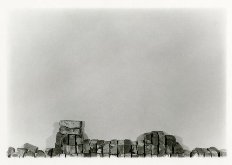 Landscape #18 [bricks against wall], 1976