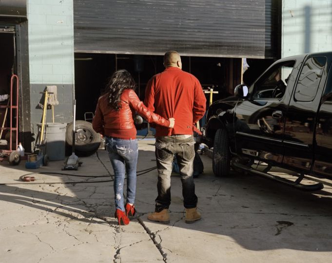 Justine Kurland, Red Couple, 2013; from Highway Kind (Aperture, 2016)