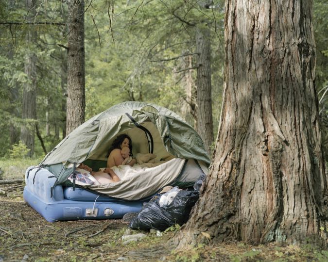 Justine Kurland, New Family, Black Bear Ranch, 2011; from Highway Kind (Aperture, 2016)