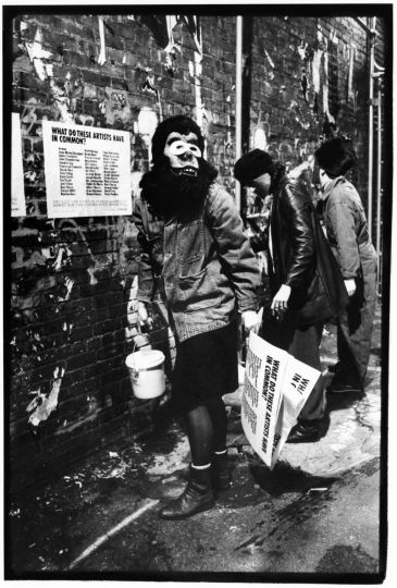 © Lori Grinker, Manhattan, 1985, The Guerrilla Girls