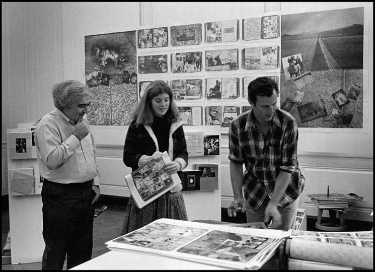 Cornell Capa (left), Caroline Bouvier Kennedy (center) with Beard © Orin Langelle