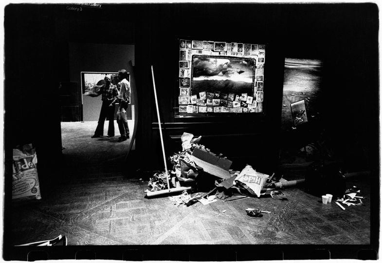 Opening preparations at ICP. Designer Israel in the background © Orin Langelle