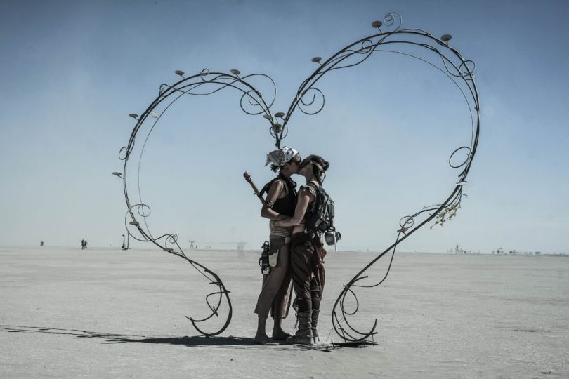 © Eric Bouvet, Burning Man - Love - 2016