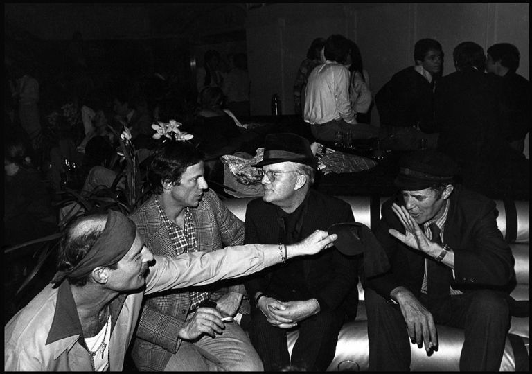 Truman Capote with Beard at Studio 54 during Beard’s 40th birthday party © Orin Langelle