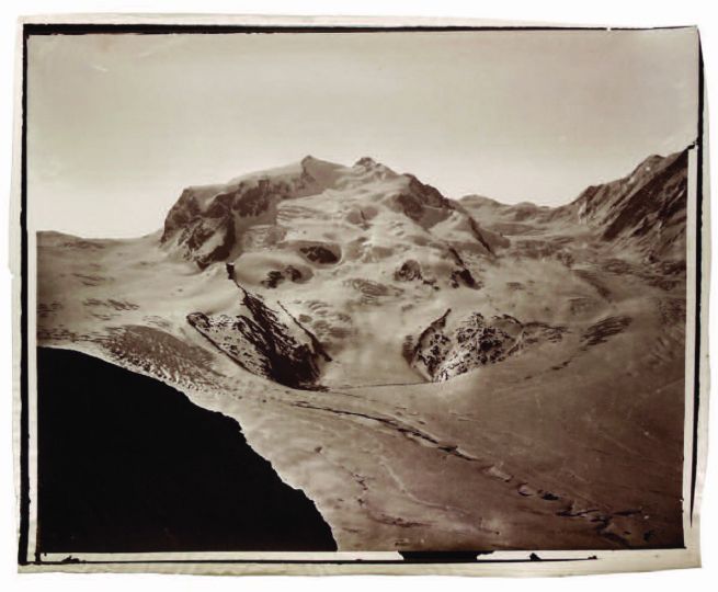 Le Mont Rose, vers 1860 © Adolphe Braun