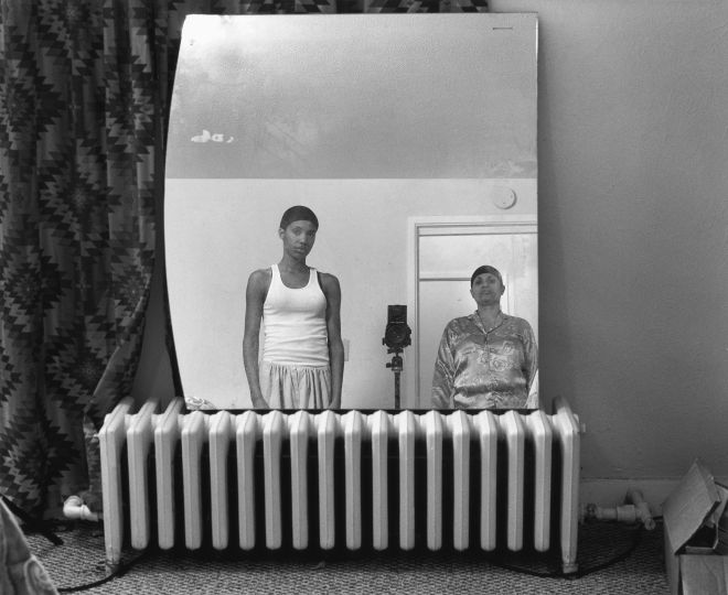 LaToya Ruby Frazier, Mom Making an Image of Me, from the series The notion of Family, 2008 © La Toya Ruby Frazier