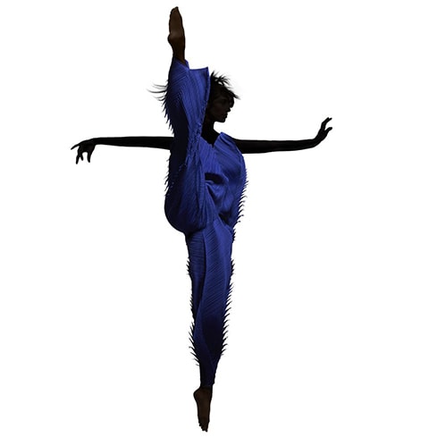 Francis Giacobetti photographs dancers for Issey Miyake
