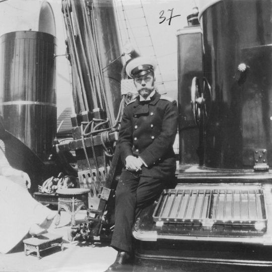 The Emperor Nicholas II at the yacht Standart [1908–1909] Russian State Archive of the Navy