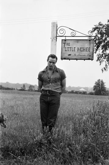 Marlon Brando at the Family Farm, Libertyville, Illinois, 1950