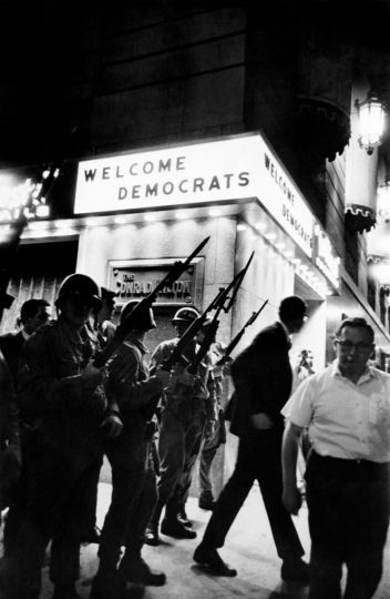 “Welcome Democrats”, Hilton Hotel, Chicago Democratic Convention, 1968
