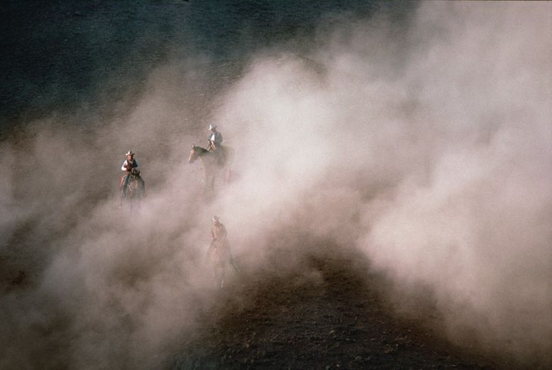 Dust Riders, Perma, MT, 1988 © Norm Clasen