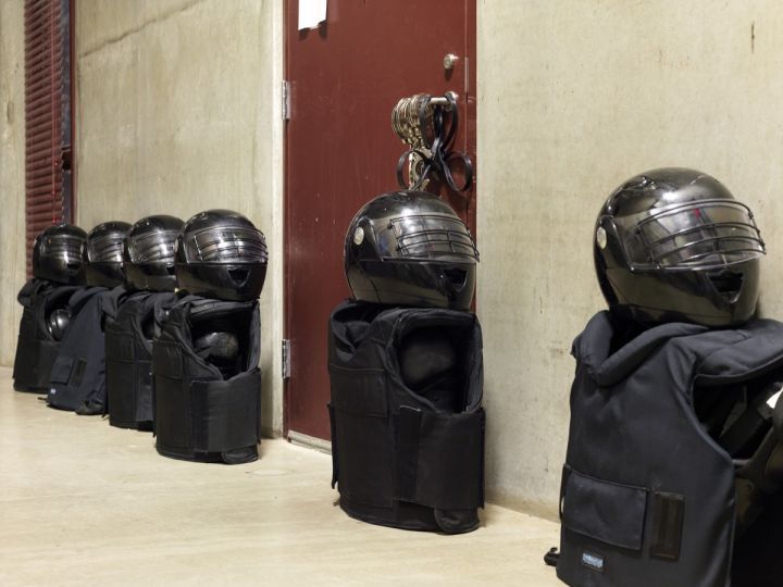 Camp 6, Immediate Response Force equipment © Edmund Clark