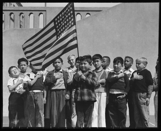 Dorothea Lange, San Francisco, California, April 20, 1942. Courtesy National Archives and Records Administration.