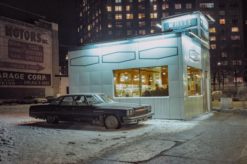 White Tower Car, Buick LeSabre, Meatpacking District, NYC, 1976  © Langdon Clay