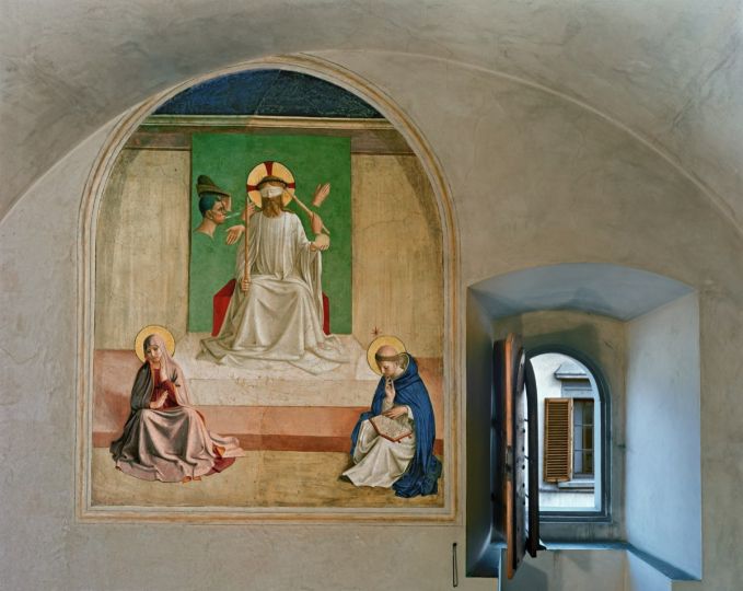 The Mocking of Christ by Fra Angelico, Cell 7, Museum of San Marco Convent, Florence, Italy, 2010 © Robert Polidori
