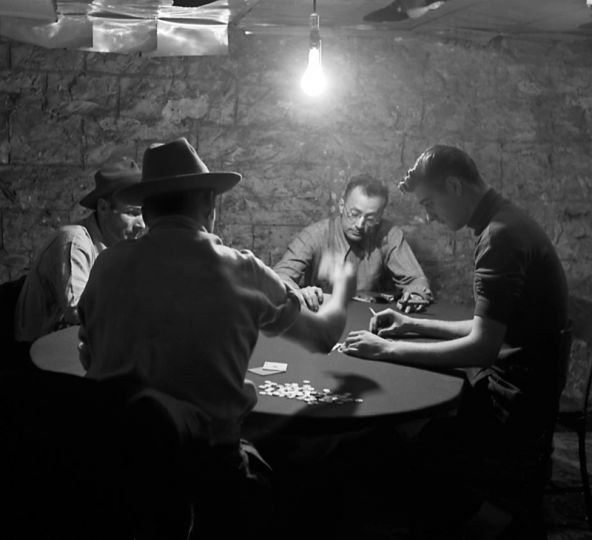 Algren card sharks © Art Shay