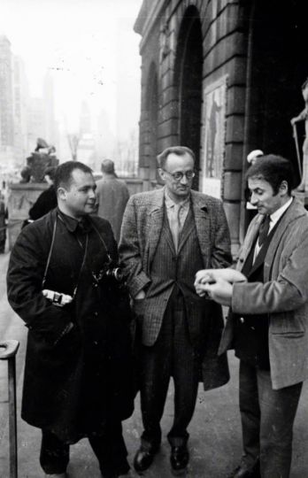 Nelson Algren & Marcel Marceau © Art Shay