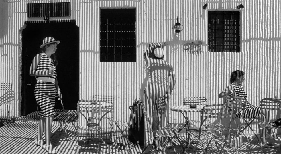 Stripes and Shadows, 1988 © HaroldFeinstein, Courtesy Galerie Thierry Bigaignon