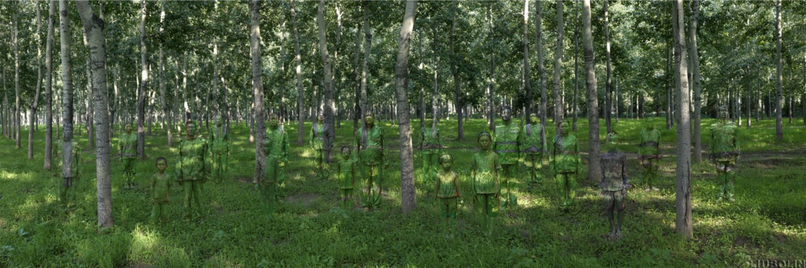 Forest © Liu Bolin, Bel-Air Fine Art London (Beijing)
