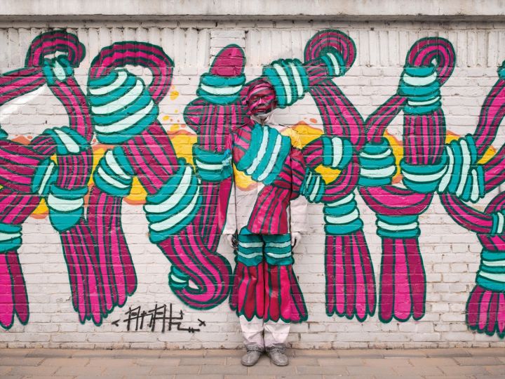 Hiding in the City Beijing Graffiti No.1 (Beijing) © Liu Bolin,