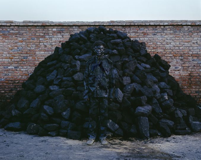 Hiding in the City No. 95 Coal Pile Archival (2010) © Liu Bolin, Bel-Air Fine Art London (Beijing)