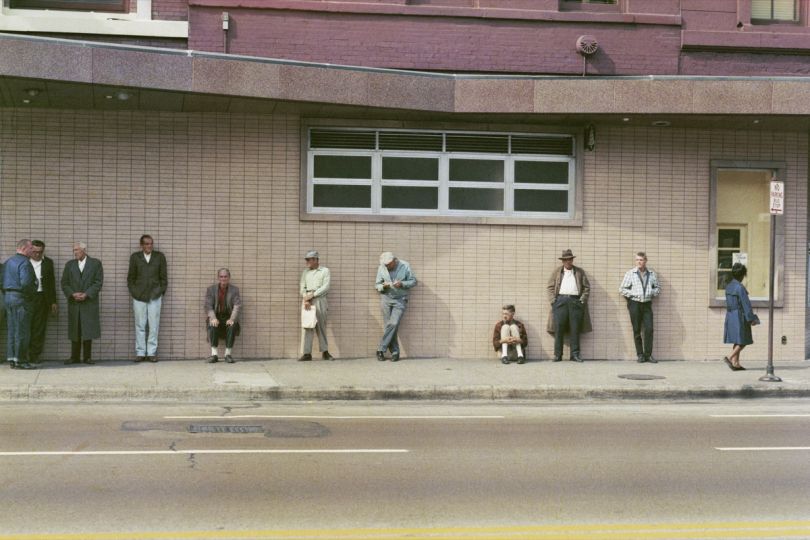 ‘Waiting queue at job centre, Chicago, 1966 © Mario Carnicelli