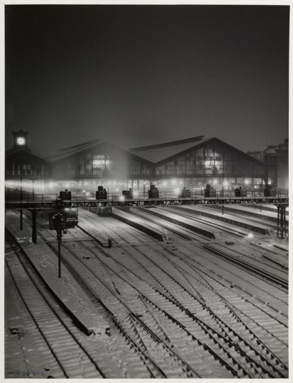 Gare Saint-Lazare, 8ème arrondissement, Paris. Gare Saint-Lazare © RENE-JACQUES PHO FRA 1908-03 RENE GITON RENE JACQUES