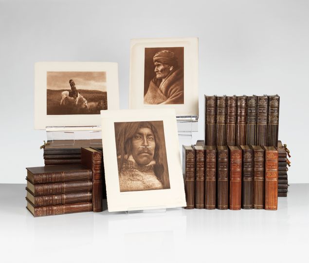 Overview
The North American Indian comprises 20 text volumes and 20 folios containing large-format photogravures. The North American Indian by Edward S Curtis - courtesy of Swann Auction Galleries
