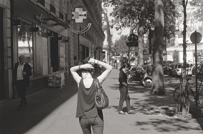 Boulevard Haussmann, Paris 9e, 2016. © Bernard Plossu