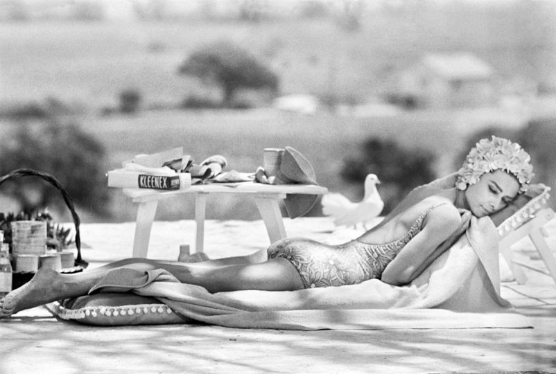 Audrey Hepburn - On the set of the film Two for the Road in St. Tropez, 1966 © Terry O’Neill / Iconic Images