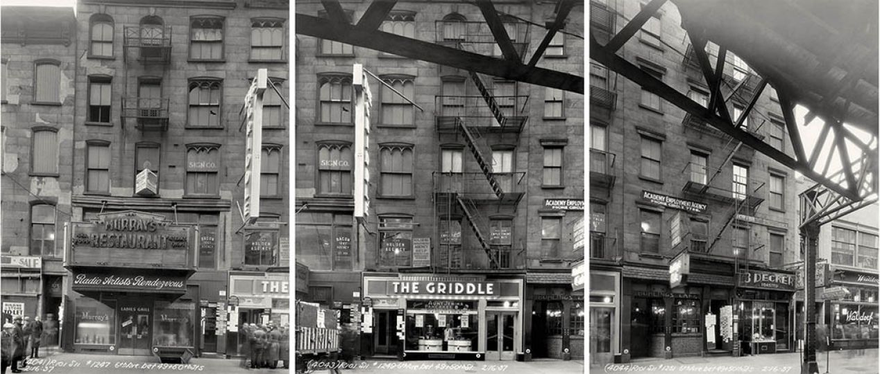 Unidentified Photographer, [Storefronts along Sixth Avenue, New York], 1936-37 Courtesy The Walther Collection