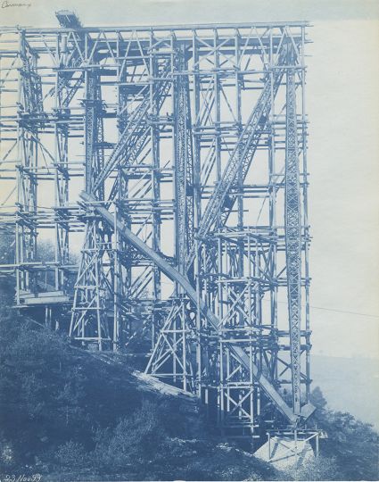 Unidentified Photographer, [Construction of the Viaur Viaduct, near Aveyron, France], 1899-1902 Courtesy The Walther Collection