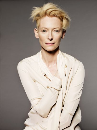 (eyes open) © Jan Welters Tilda Swinton, Paris 2010