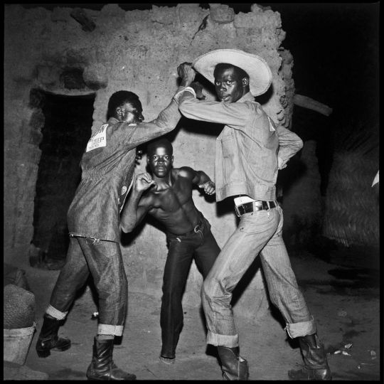 Les Trois Cowboys de la Brousse, 1971 © Sanlé Sory