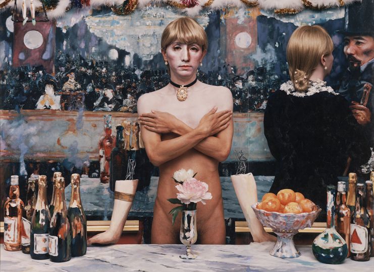 Yasumasa Morimura Japanese, born 1951 Daughter of Art History, Theater B, 1989 Chromogenic print Image: 180.3 × 246.4 cm (71 × 97 in.) The J. Paul Getty Museum, Los Angeles © Yasumasa Morimura