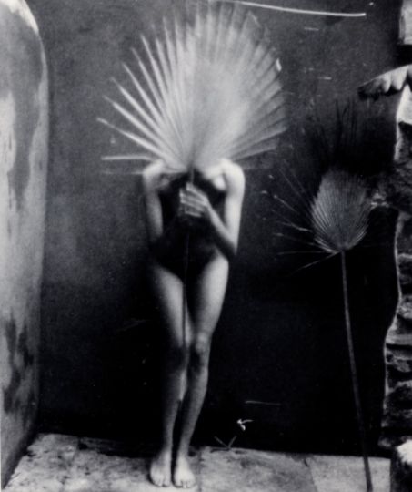 Mit Palme und weißer Maske, 1979 © Karin Székessy