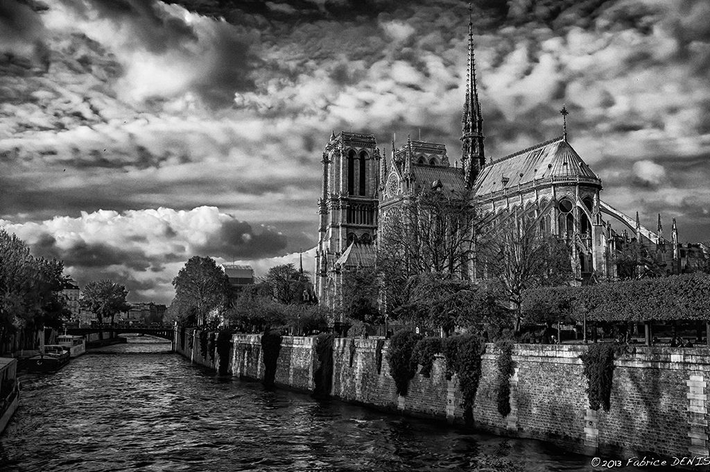 Notre Dame de Paris Noir Blanc L il de la Photographie Magazine