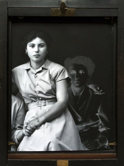 SANS TITRE (SICILE, SOUS LE VOLCAN), 2008. Tirage d’après plaque de verre monté dans un châssis photo. du XIXè siècle. Format 18 x 24 cm © Sophie Zénon