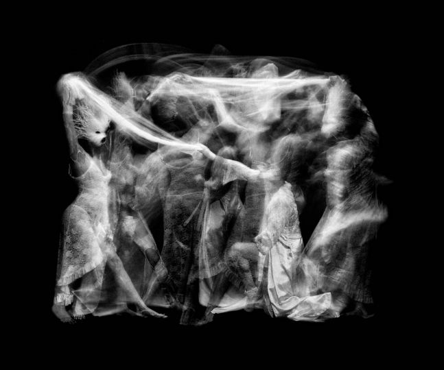 The Dance of Hades 
    John Singletary 
    5 ’x 3’ OLED Installation
    Pigment Print 34” x 44” 
