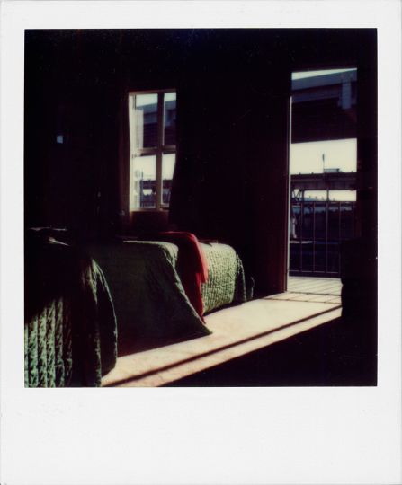 Baywater Hotel, New Orleans, while shooting ‘Down By Law’, 1985 Polaroid 600 © Robby Müller Estate Courtesy Robby Müller Estate