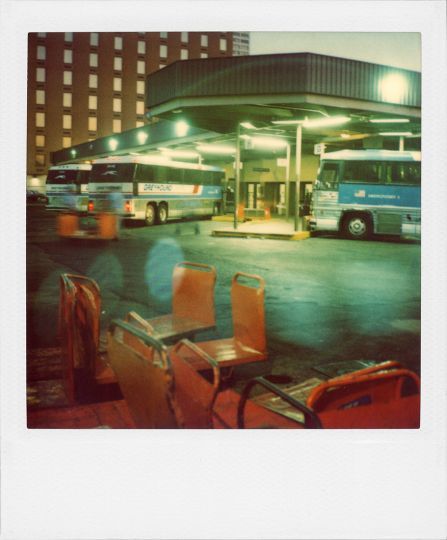 Austin, Texas, while shooting ‘Honeysuckle Rose’, 1979 Polaroid SX-70 © Robby Müller Estate Courtesy Annet Gelink Gallery and Robby Müller Estate