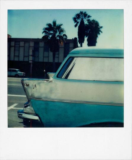 While shooting To Live and Die in L.A, 1984-1985 Polaroid 600 © Robby Müller Estate Courtesy Robby Müller Estate