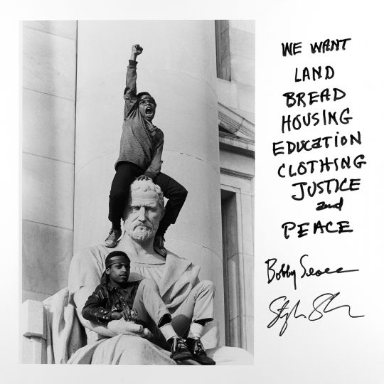 © Stephen Shames & Bobby Seale – Courtesy Manuel Rivera-Ortiz Foundation