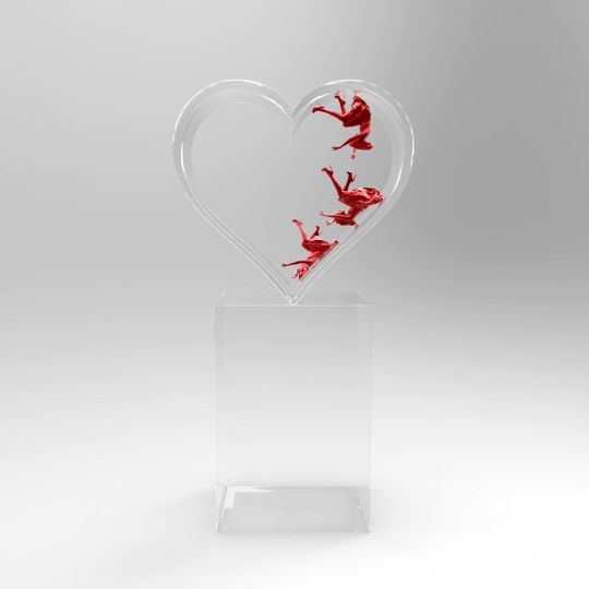 David Drebin Falling in Love, 2015 Photo Sculpture © David Drebin courtesy HIGH10 Collection