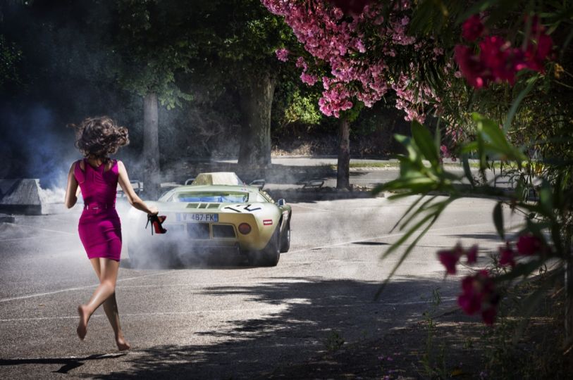David Drebin Wheels and Heels, 2013 C-Print, mounted on aluminum © David Drebin courtesy HIGH10 Collection