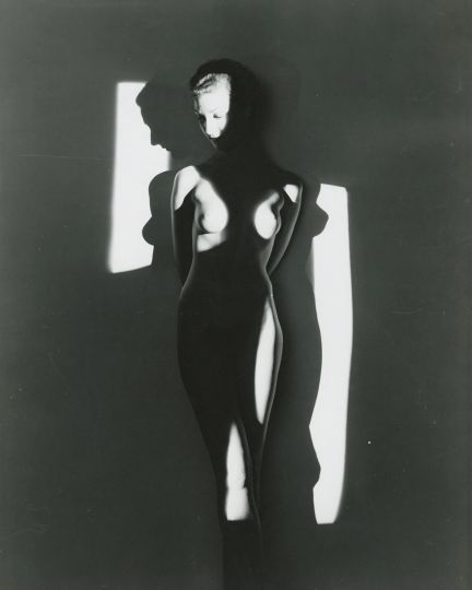Erwin Blumenfeld, Cubist Nude Light - Shadow, NY, 1948_ copyright The Estate of Erwin Blumenfeld, courtesy Howard Greenberg