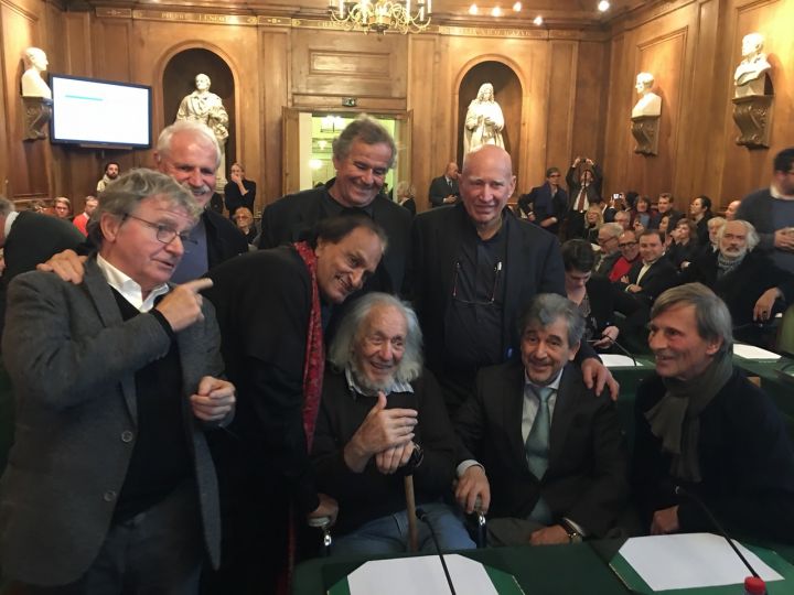 Jean Gaumy, Yann Arthus-Bertrand, Raghu Rai, William Klein, Bruno Barbey, Sebastiao Salgado, Jean-Luc Monterosso, Bernard Perine © Jean-François Camp