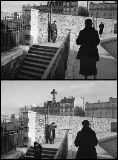 Paris, rue du château, vers 1934  - Donation André Kertész © Ministère de la Culture - Médiathèque de l'architecture et du patrimoine, Dist. RMN-Grand Palais 